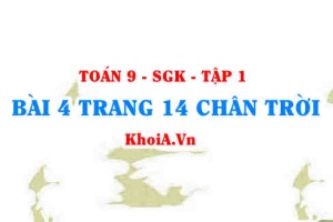 Bài 4 trang 14 Toán 9 Chân trời sáng tạo Tập 1